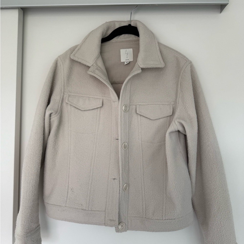 Cream Fleece Jacket